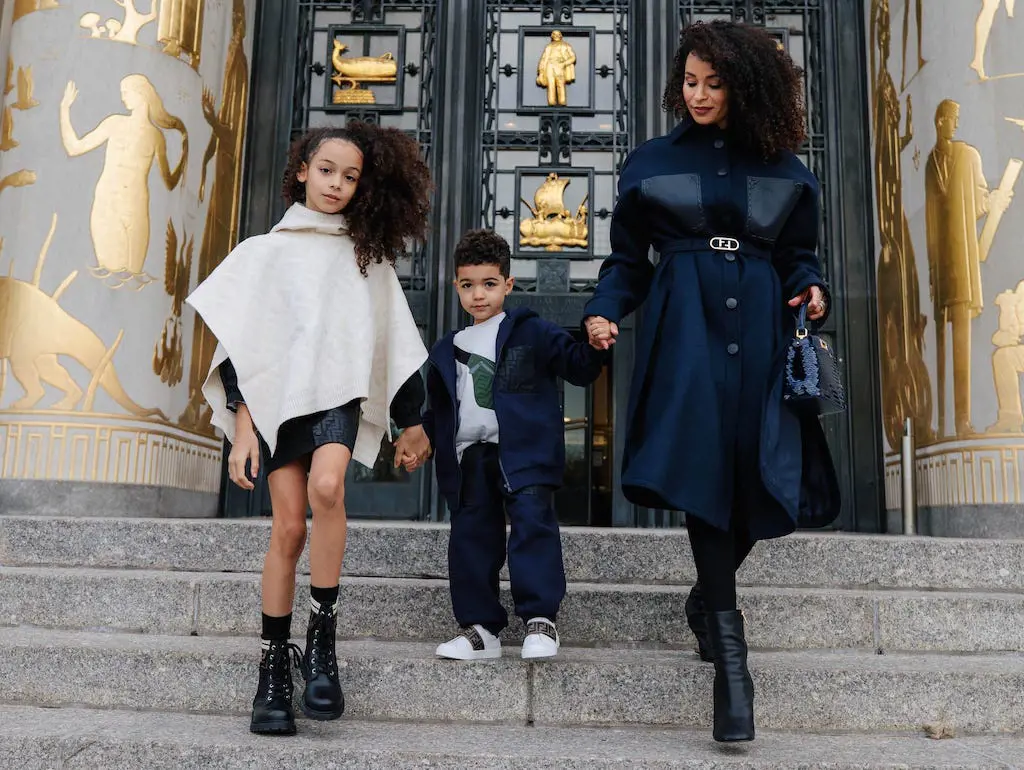 Scout the City Blogger Sai De Silva and Her Kids' Holiday Wardrobe