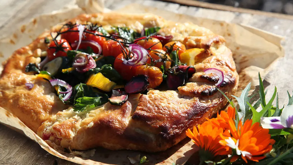 Roasted vegetable galette warms everyone's heart with explosion of fresh flavours