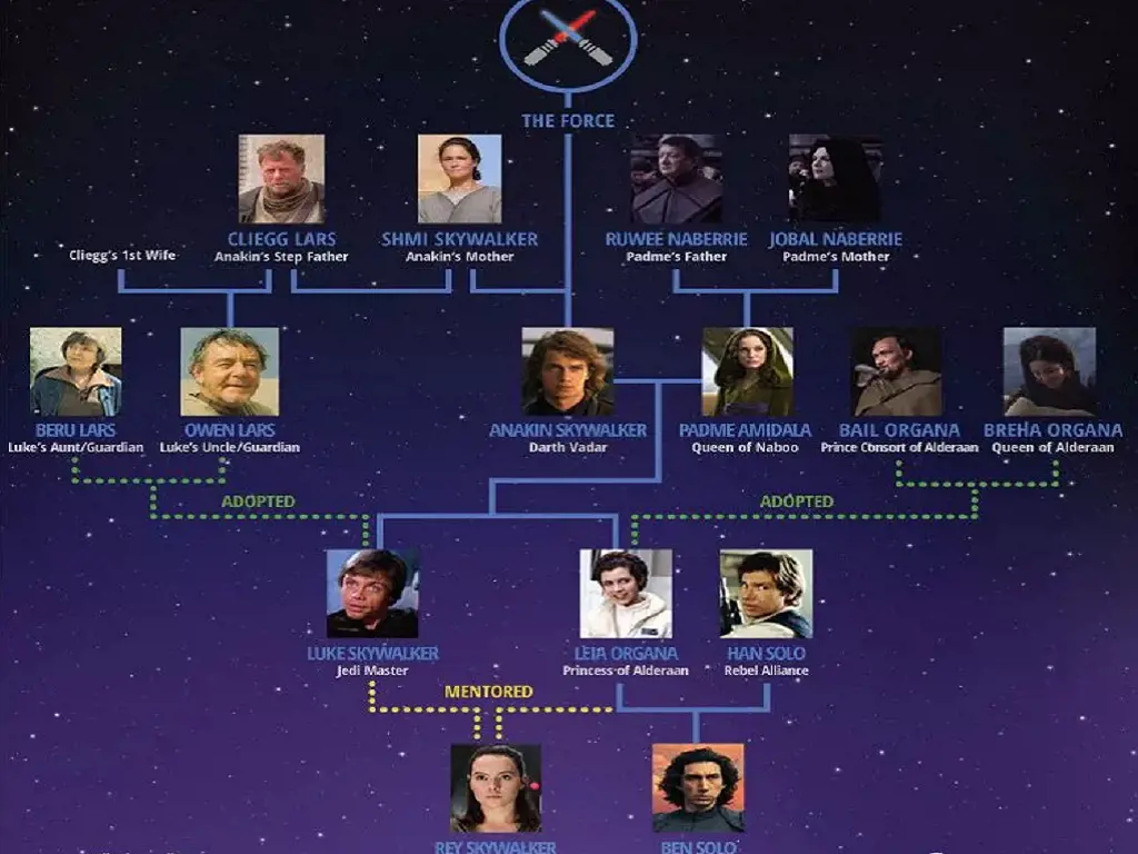 Starwars: SkyWalker Family Tree