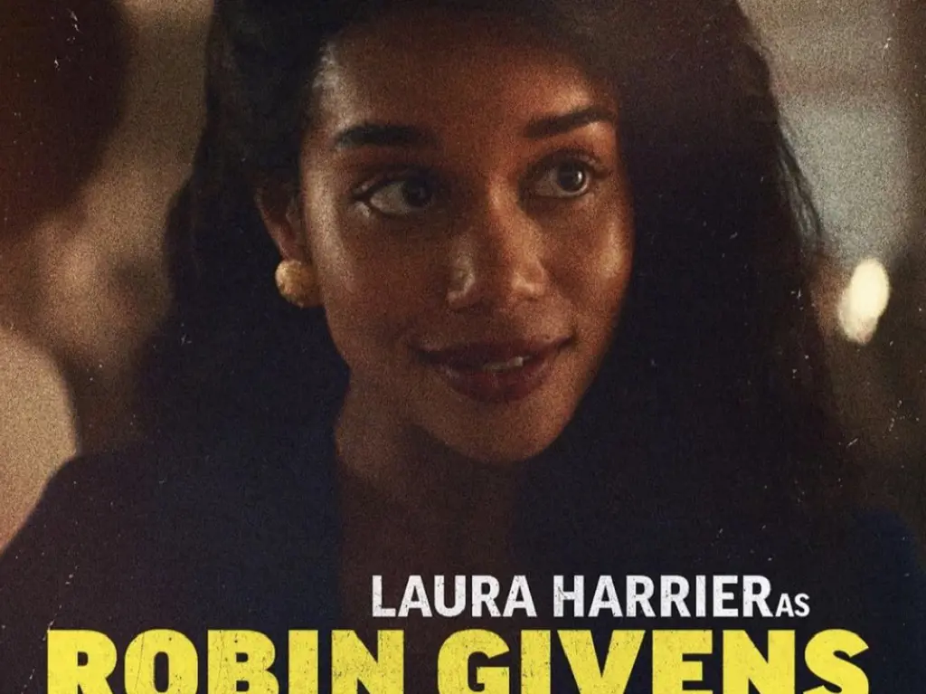 Laura Harrier in the television series Mike as his lover Robin Givens