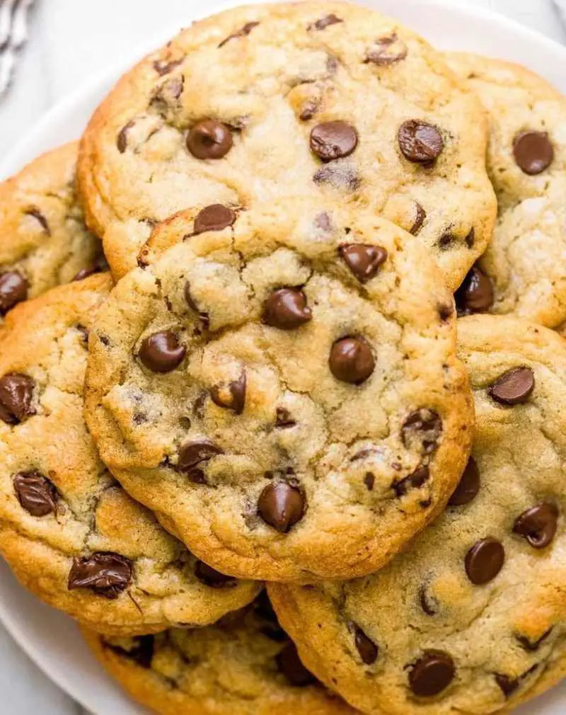 These cookies feature golden brown edges with ooey and gooey centers