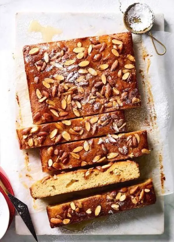 Burnt butter, almond, and honey cake is the perfect delight for any afternoon tea questions