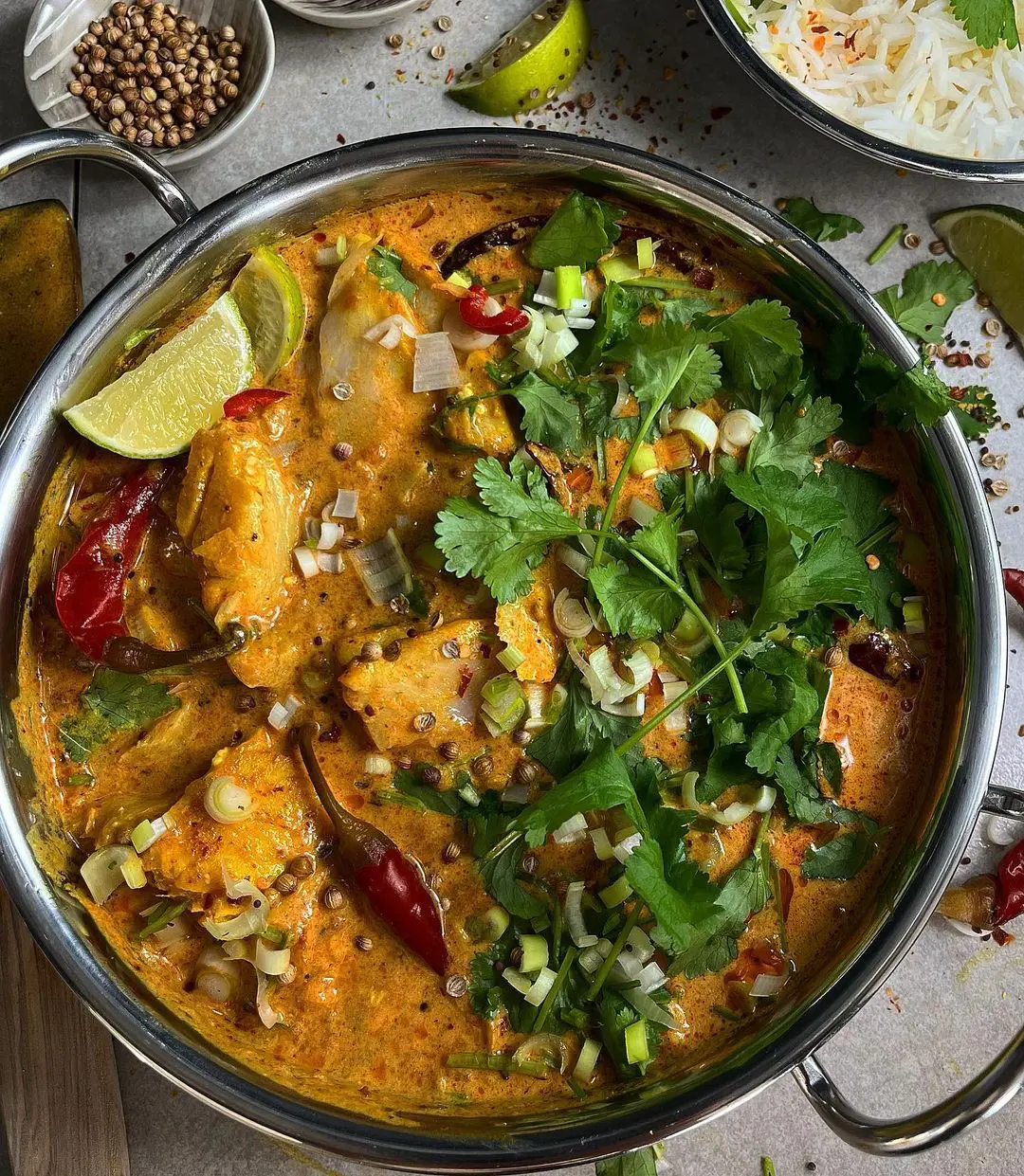 Goan Fish curry is a staple of Goa and usually every family has a specific recipe modified for them