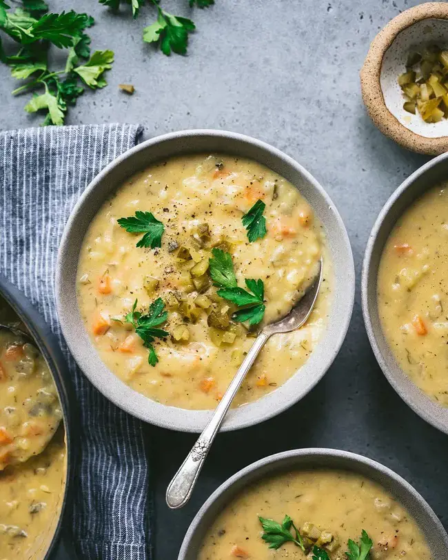 Delicious Dill Pickle Soup