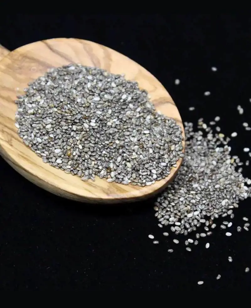 Chia seeds, a great fiber source, may help in boosting heart health, lowering cholesterol, and supporting gut health