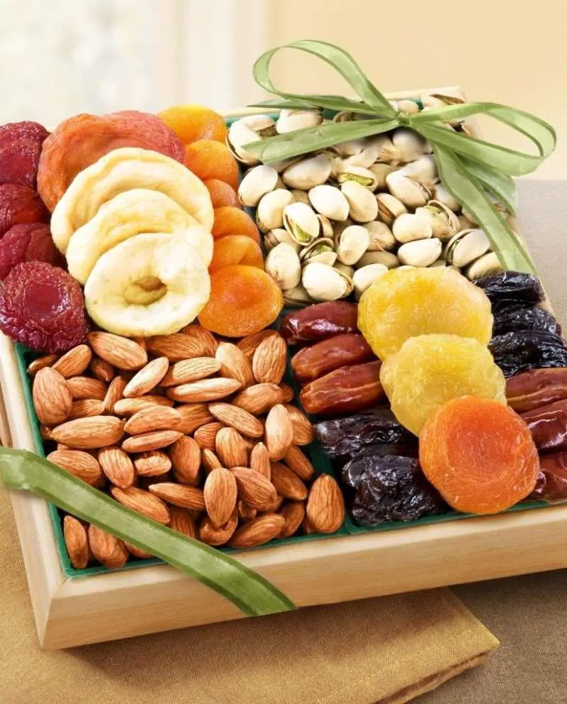 Dried fruits are generally high in calories, fiber, and various vitamins and minerals