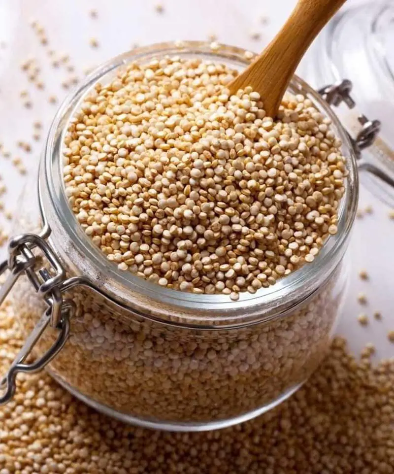 Quinoa is an edible seed loaded with many important nutrients, including fiber, protein, and folate