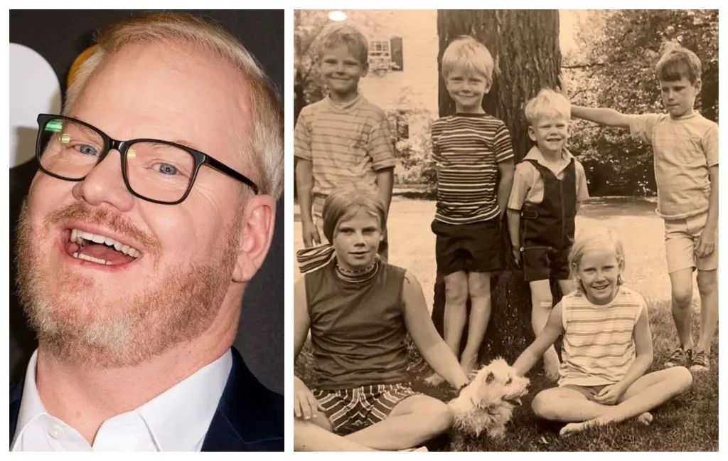 Gaffigan grew up with his five siblings; he is the youngest child born to a household of six children