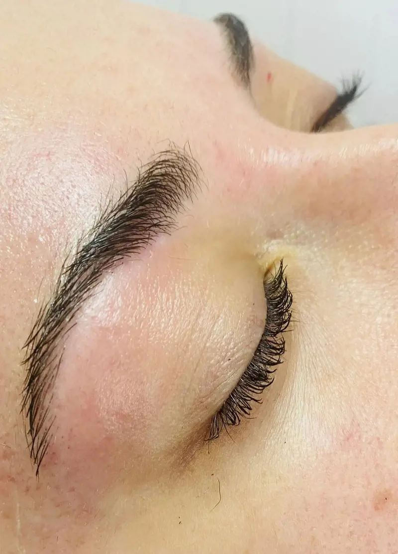 Threading is suitable for each skin type, and it's best for sensitive skin as it doesn't pull the skin layer