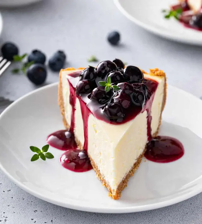 Blueberry Cheesecake is considered as one of the comfort desserts that can be baked at home