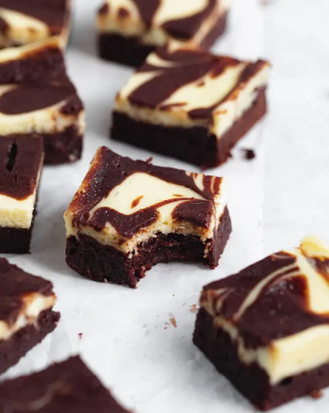  Cheesecake Brownies are fudgy, tasty and super easy to make at home