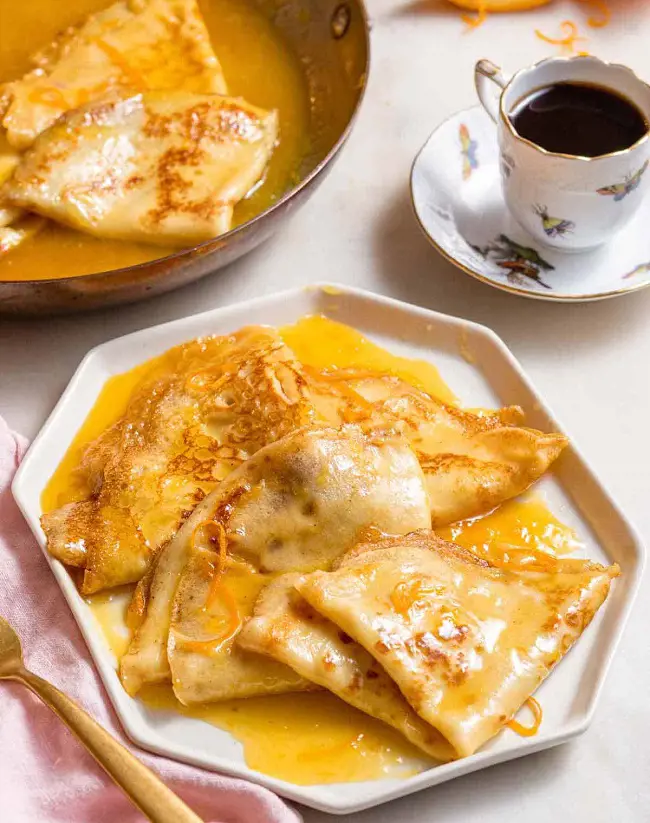 Crepes Suzette is fun and light desert that can be enjoyed especially by adults