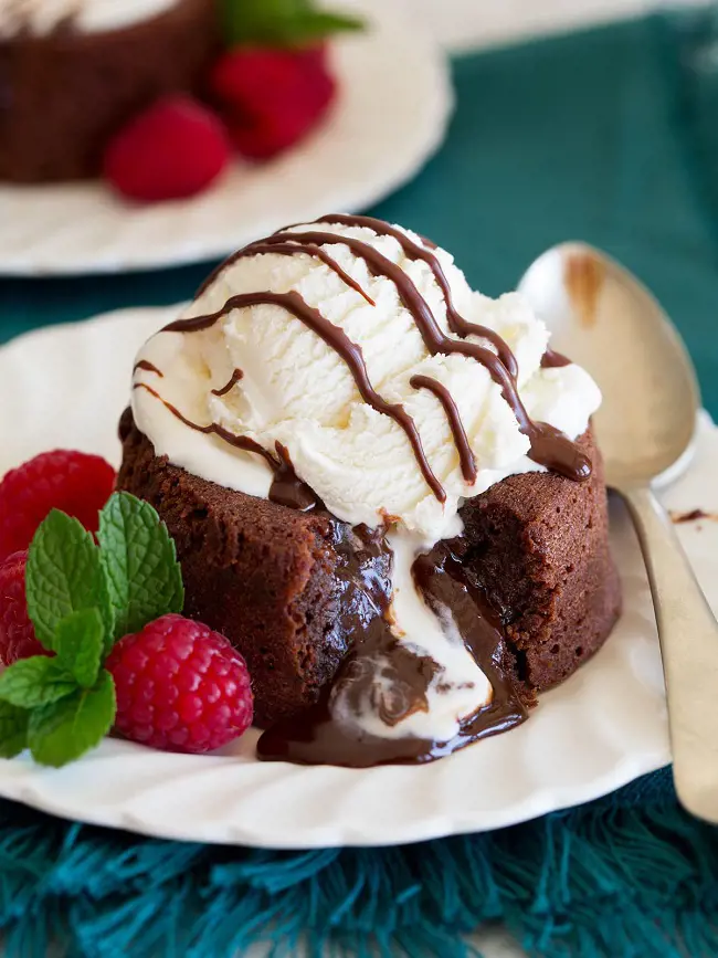 This is the picture of Molten Chocolate Lava Cake, it is ultimate favorite chocolate cake of most Americans