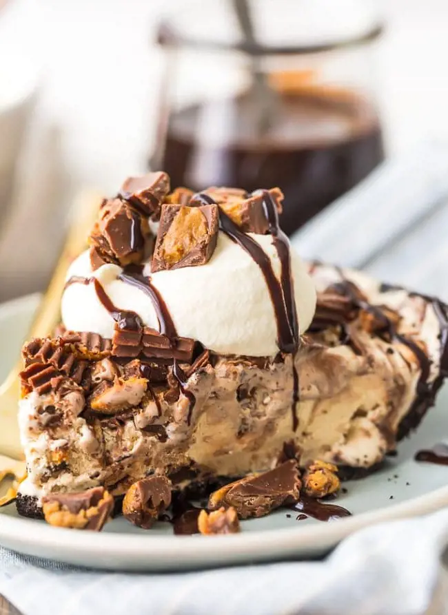Peanut Butter Fudge Ice Cream Pie is fun and east to make dessert as home
