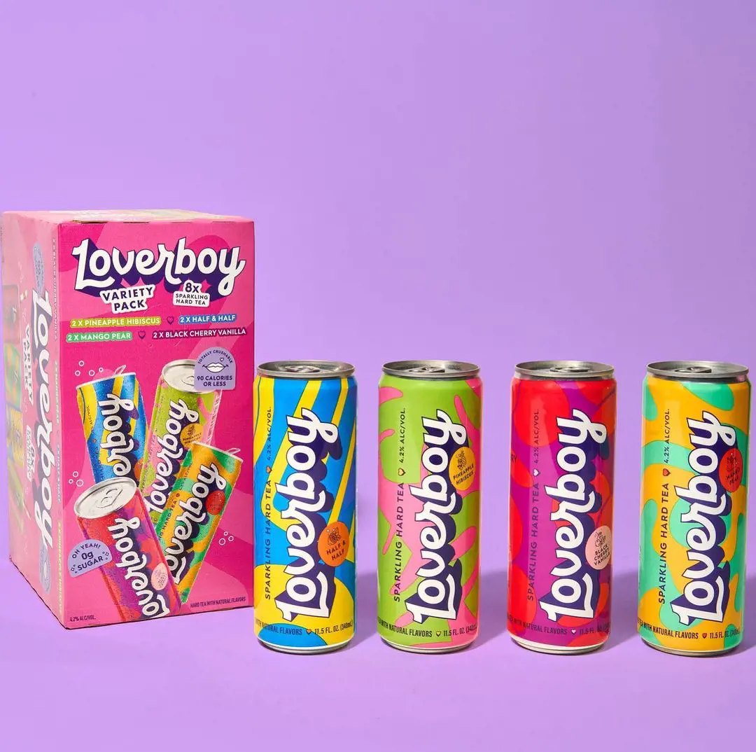 Loverboy Drinks with different flavors.