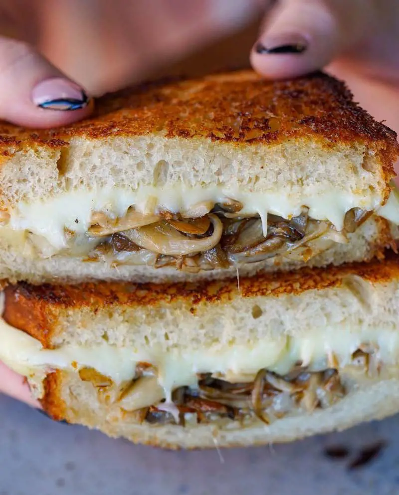Mushroom Sandwich Melts combines the winning medley of mushrooms, cheese, and bacon