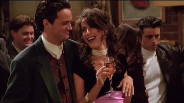 Chandler Bing had an on-again-off-again relationship with the loud, bumbling Janice